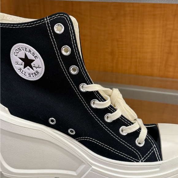 Chunky Converse Chuck Taylor Women’s All Star 75M Chick 70 De Luxe Heels - Picture 2 of 16